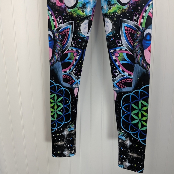 Electrothread Rafiki Meditation Print Yoga Legging - Picture 6 of 15